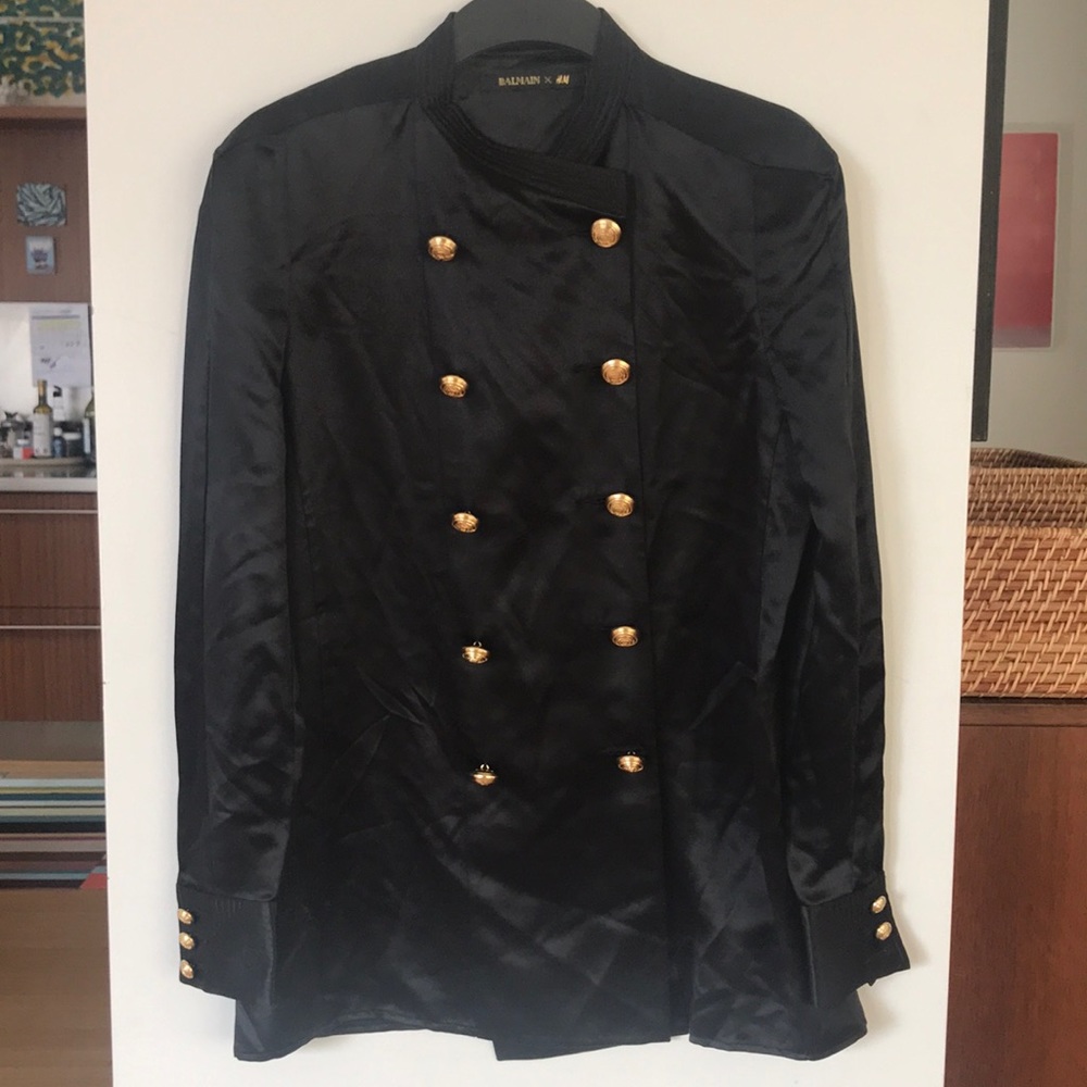 Balmain By H&M Button Down Blouse